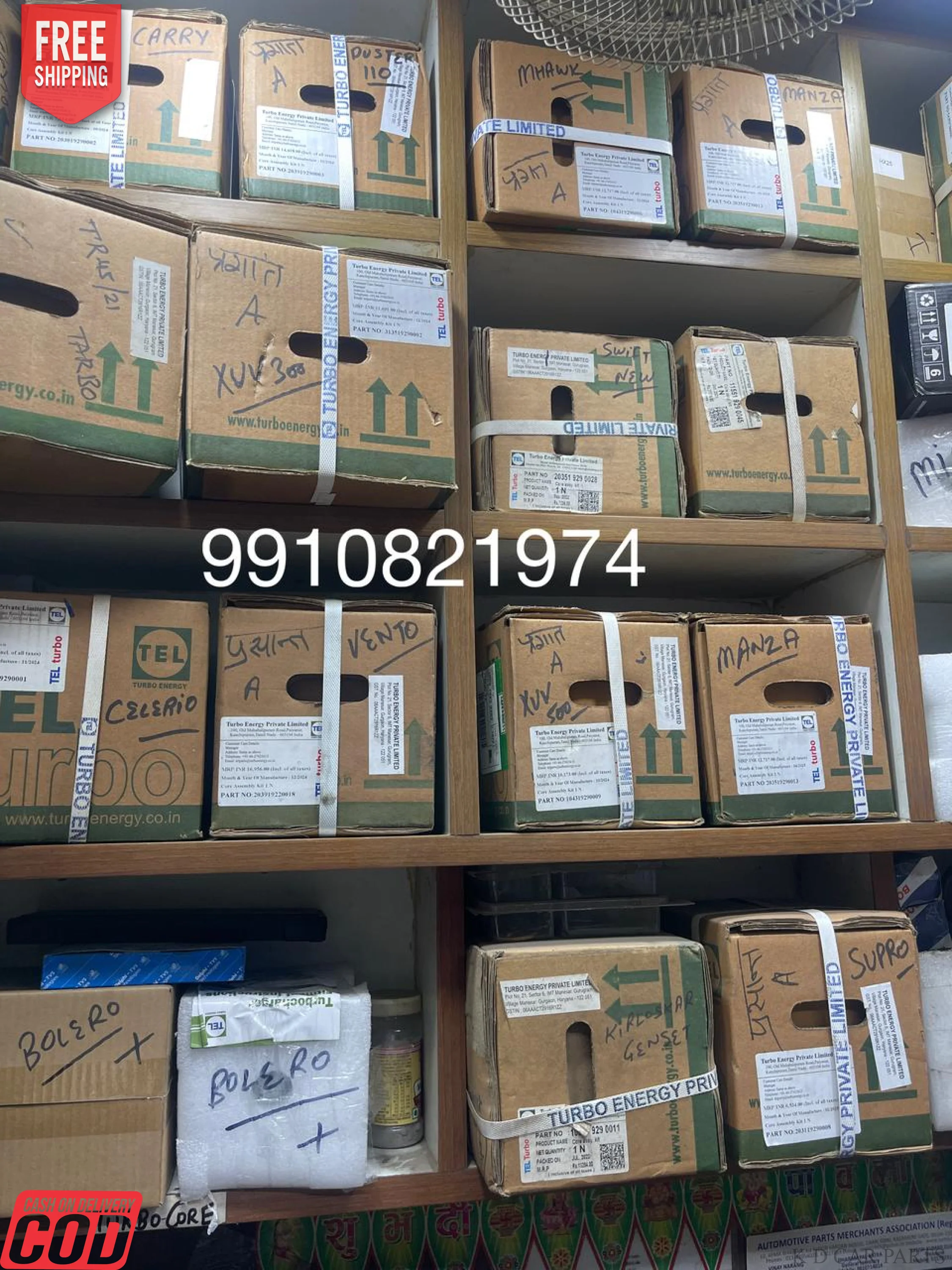 TEL, HOLSET, GARRETT, E&E, IMPORTED ALL TURBOCHARGER & CORES AVAILABLE AT WHOLESALE PRICE 9910821974 - Image 10