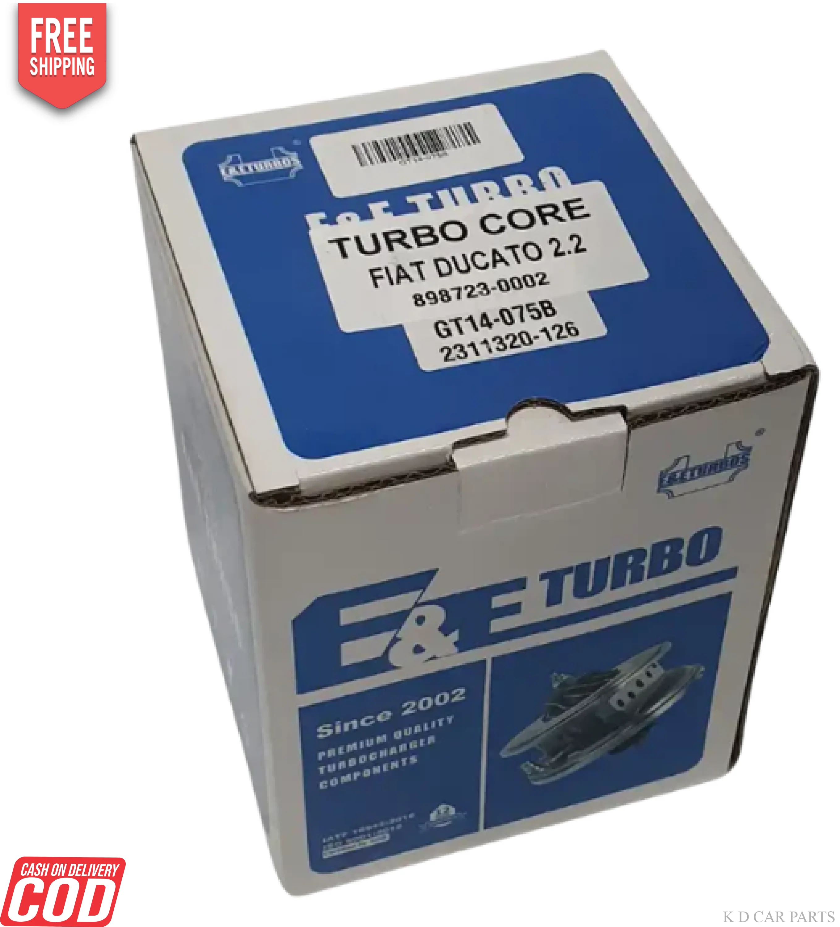 Turbo Core For Fiat Ducato 898723-0002 46349133 46341764 E&E - Image 5
