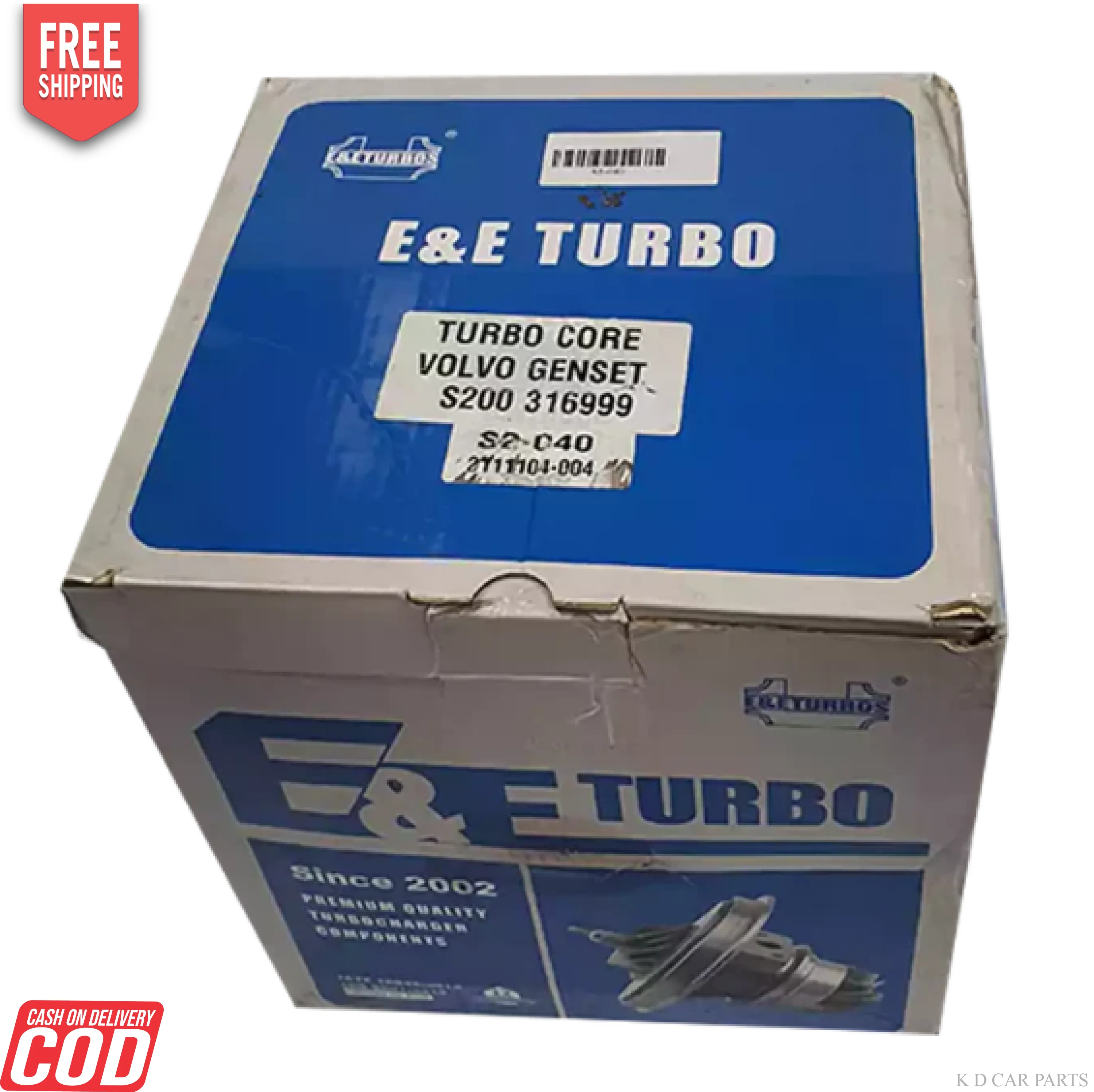 Turbo Core For Volvo Penta/Koel Genset 316998 S200 E&E - Image 7