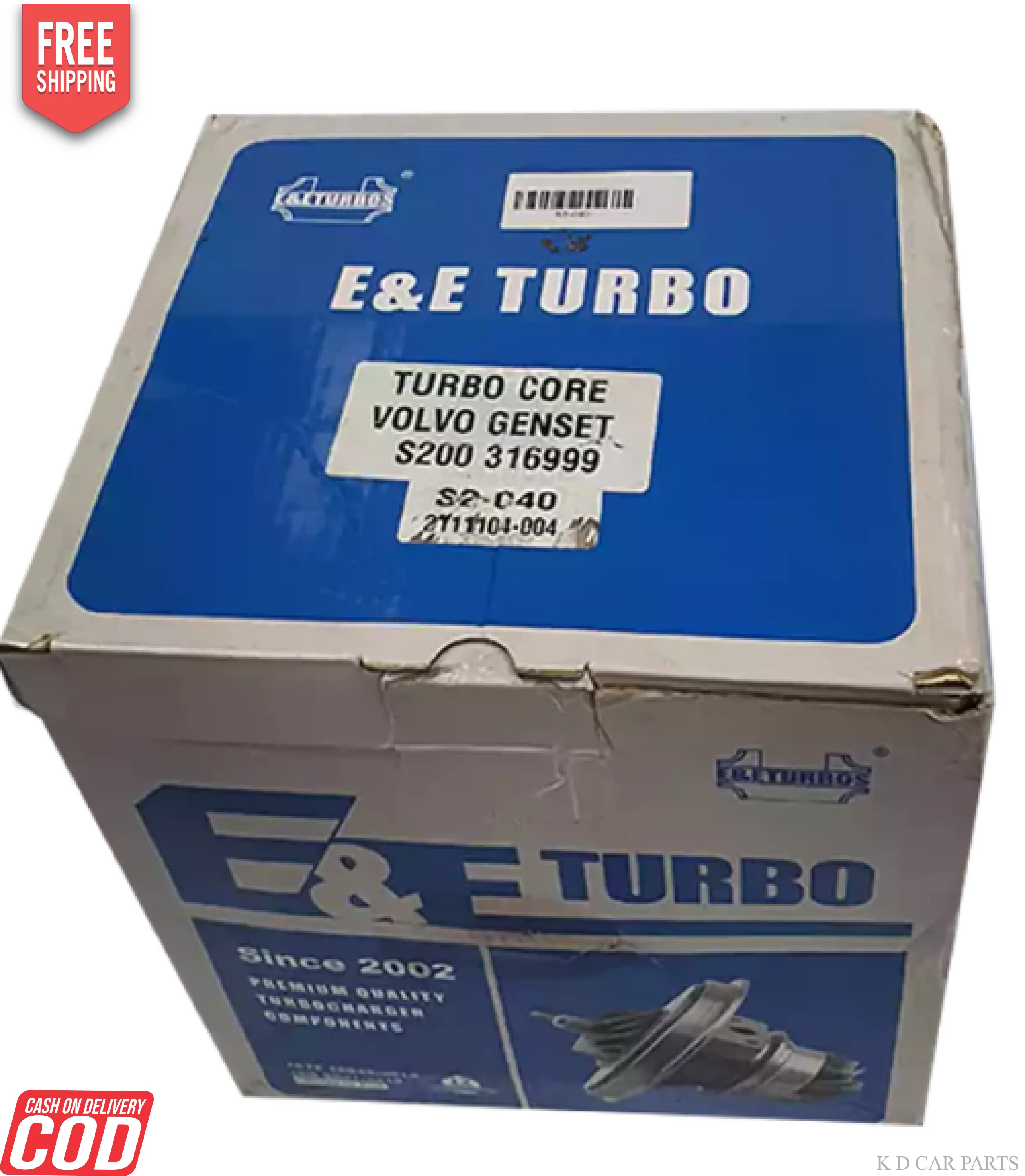 Turbo Core For Volvo Penta/Koel Genset 316998 S200 E&E - Image 7
