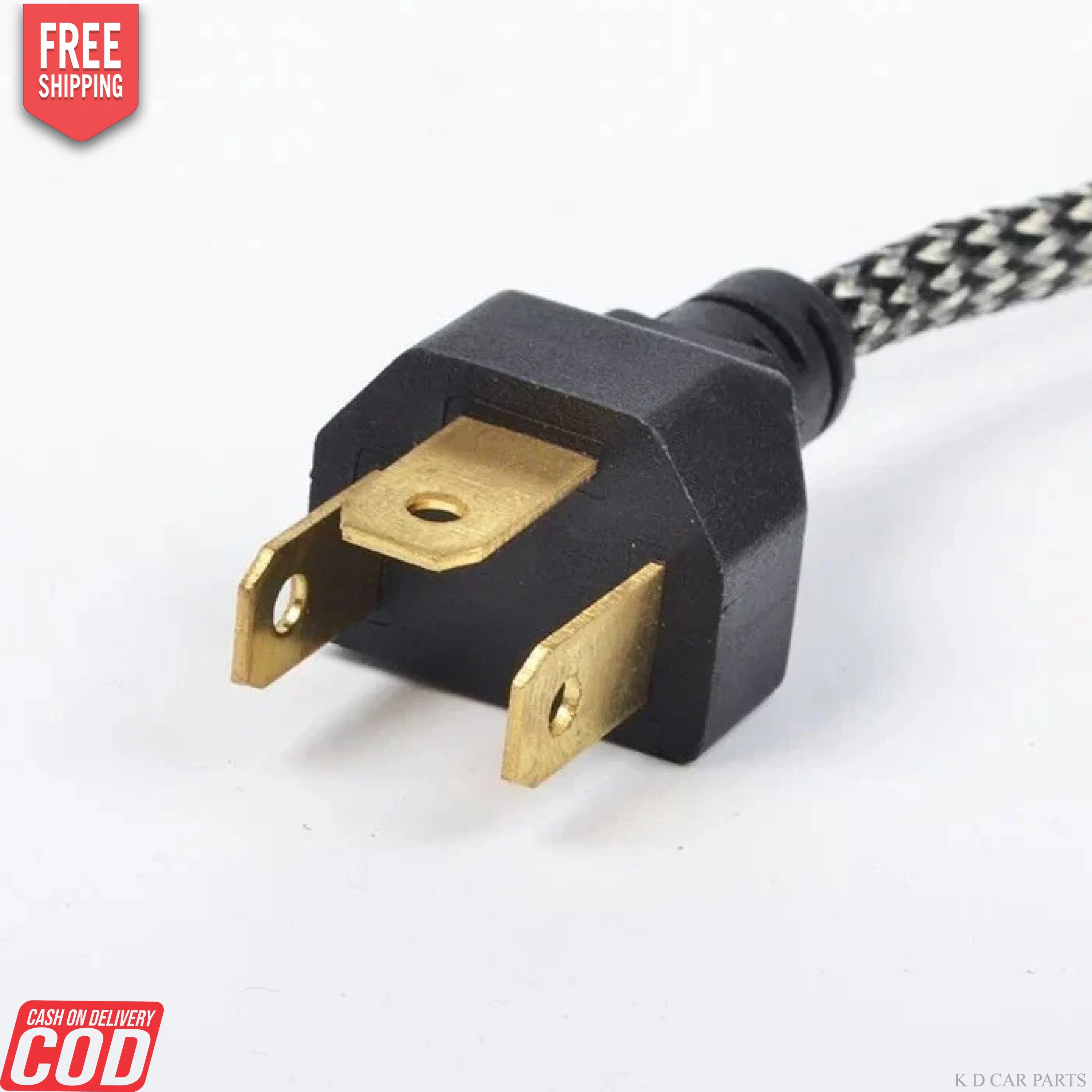 WHITE H19 LED HEADLIGHT BULB (HIGH QUALITY) PAIR - Image 3